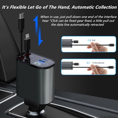 4 in 1 Retractable Charger