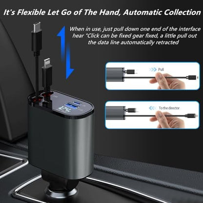 4 in 1 Retractable Charger