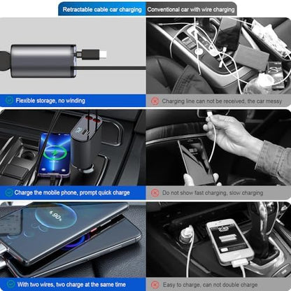4 in 1 Retractable Charger