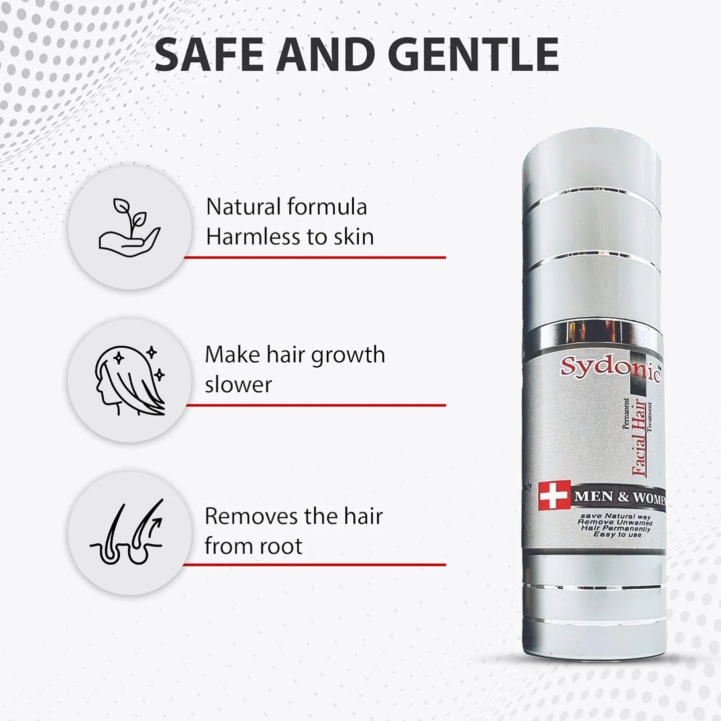 Sydonic Permanent Hair Removal Cream