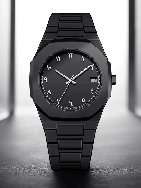 Blvck Arabic Watch – Waterproof Casual Fashion Wristwatch for Men & Women