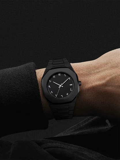 Blvck Arabic Watch – Waterproof Casual Fashion Wristwatch for Men & Women